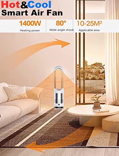 Amazon | 温冷ヒーター、ブレードレスヒーターファン、冷却ファン